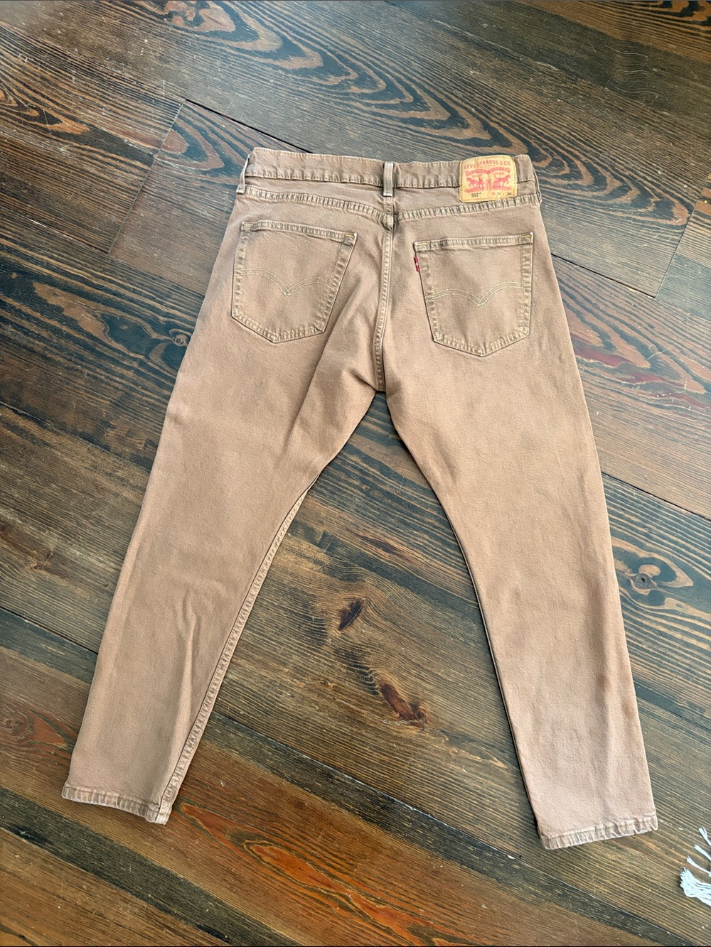 Levi's Men's Tan Slim Jeans Vintage